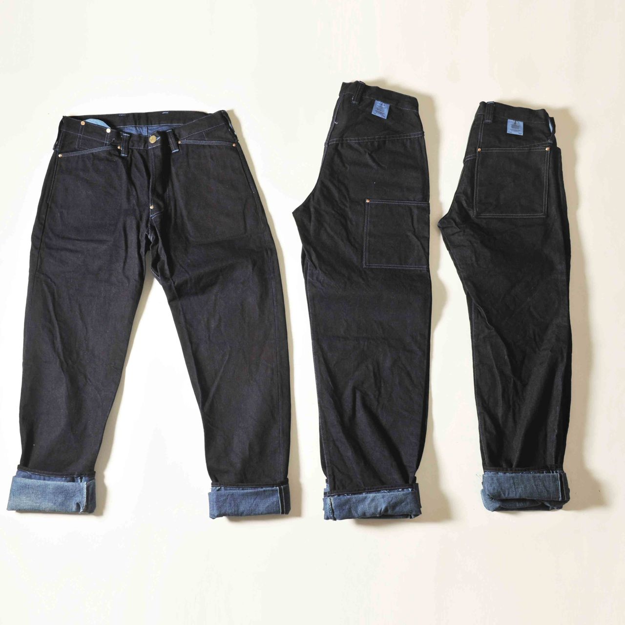 TENDER CO.】 TYPE 130 TAPERED JEANS Col : Woad Size : 2 , 3 , 4