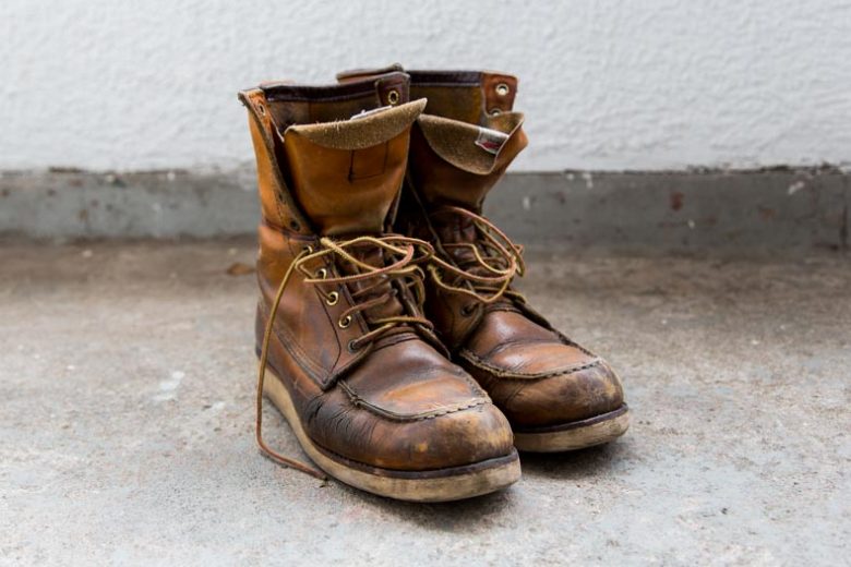 does red wing clean boots